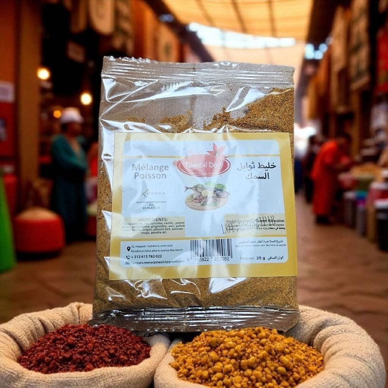 Mélange Poisson – épices marines