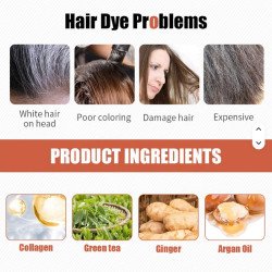 Shampooing colorant – noir naturel rapide